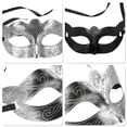 thumbnail image 3 of Unique Bargains 1 Pc Butterfly Party Mask Silver Tone Plastic, 3 of 5