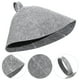 thumbnail image 2 of BRIGHTFUFU 2pcs fieltro de sombrero sauna espesado cómodo sombrero de sauna sombrero de baño liviano, 2 of 7