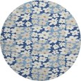 thumbnail image 2 of Addison Rugs Mayfield Premium Machine Washable Transitional Floral Blue Round Rug, 8' x 8', 2 of 8