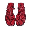 thumbnail image 2 of Sandalias planas de verano para mujer, zapatillas multicolores, zapatos de playa para el hogar Wmkox8yii  hj789, 2 of 2