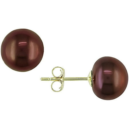 9-10mm Brown Cultured Freshwater Button