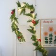 thumbnail image 4 of Christmas Artificial Pines Needles Pines Cones Red Berries And Vines With Lights And Vines Suitable For Indoor Decoration An Ideal Gift For Friendes, 4 of 5