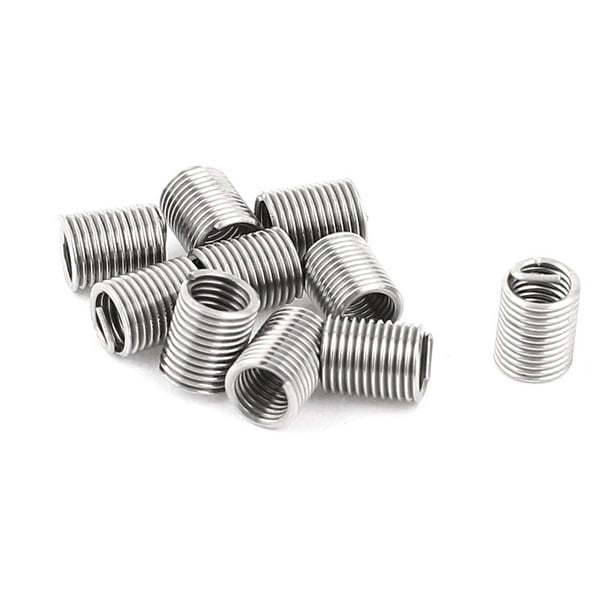 10Pcs 304 Stainless Steel Helicoil Wire Thread Repair Inserts M3 x 0
