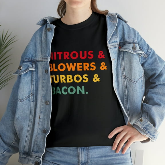 Nitrous & Blowers & Turbos & Bacon Vintage T-Shirt