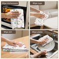 thumbnail image 5 of 4 Pcs Pioneer Flower Floral Print Pattern Kitchen Towels, Funny Microfiber Dish Towel Set, 18" X 26" Tea Towels, 5 of 6