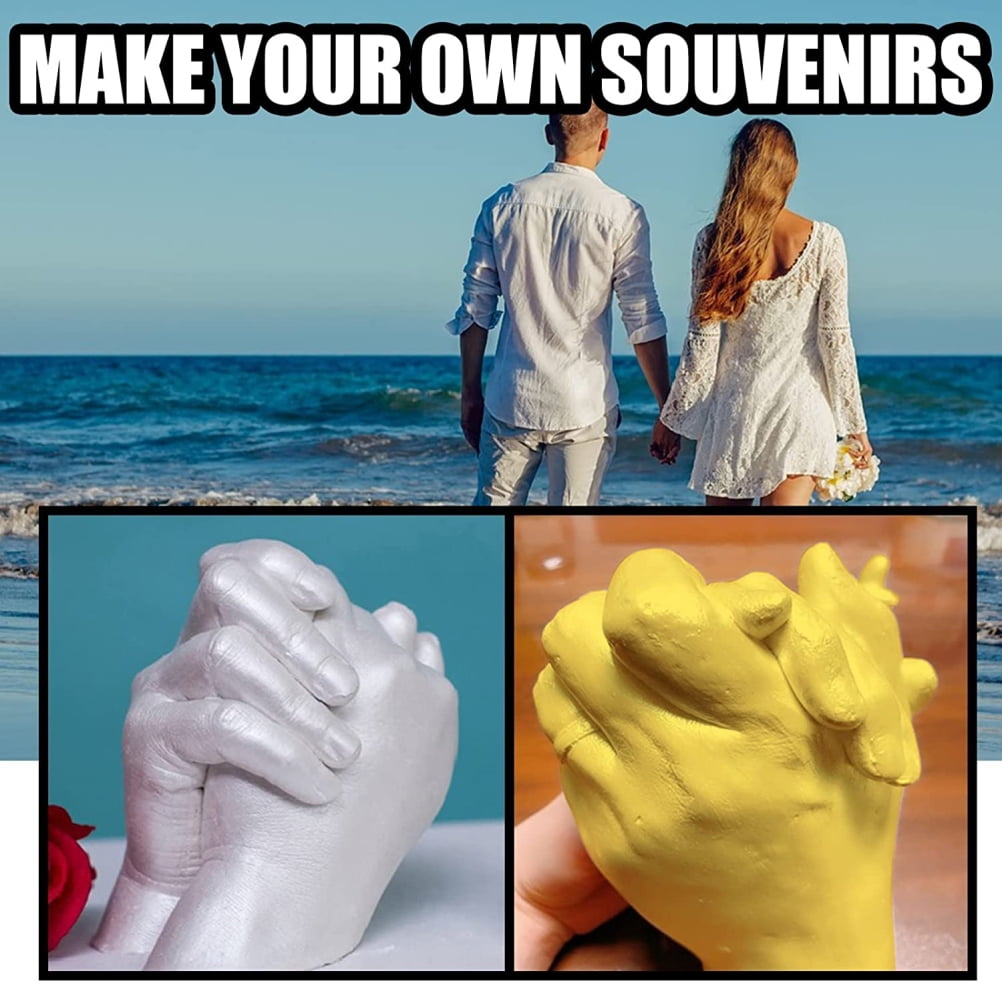 3D Hand Casting Kit Couples DIY Hand Molding Kit For Adults Keepsake