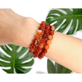 thumbnail image 3 of Pulsera Xyellar color Rojo Natural Unisex Pulseras Cuenta, 3 of 4