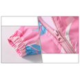 thumbnail image 6 of CPNG Toddler Girls Versatile Outdoor Hooded Jacket Cute Cartoon Windbreaker Coats Full Zip Lightweight Cute Graphic Outerwear Rain Jacket Coat with Pockets, 6 of 9