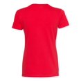 thumbnail image 2 of Missy 4.3 oz., Ringspun Cotton T-Shirt - RED - 3XL, 2 of 2