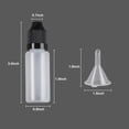 thumbnail image 2 of Botellas cuentagotas Eau de plástico LDPE de 15 ml con punta fina (50 unidades), 2 of 7
