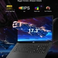 thumbnail image 5 of 17.3" IPS FHD-Gaming-Laptop, AMD Ryzen 7 8745HS 64GB DDR5 RAM 2TB SSD (8C/16T, up to 4.9GHz) Radeon 780M Graphics Business Computer with 100W Type-C Backlit Keyboard, Fingerprint USB-C 4.0, 5 of 7
