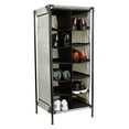 thumbnail image 3 of Simplify 6-Tier 12-Pair Shoe Organizer in Black Nonwoven Fabric, 3 of 4