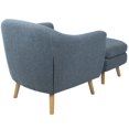 thumbnail image 3 of Chaise milieu-du-siècle Rockwell <br>et pouf, par LumiSource, 3 of 5