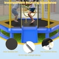 thumbnail image 6 of Gymax 7FT Kids Recreational Trampoline w/Ladder & Slide Ocean Ball Indoor Outdoor Blue, 6 of 9