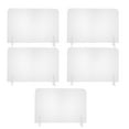 thumbnail image 1 of MasteelfCA 5pcs Useful Simple Desktop Acrylic Message Boards Memo Writing Board for Office, 1 of 8