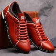thumbnail image 5 of Men's - Low-Top Sneakers - Upper & Cushioned Sole, Office, Urban - -Terrain & Year-Round Wear Lace-Up Round Toe Business Casual Shoes Suitable for,, 5 of 9