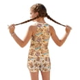 thumbnail image 2 of Psesaysky Girls Tankini Swimsuit Capybara Donut 2 Piece Modest Bathing Suits for Girls Swim Tank Top + Bottoms, Size 6-15Y, 2 of 7