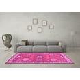 thumbnail image 3 of Ahgly Company Indoor Rectangle Geometric Pink Traditional Area Rugs, 8' x 10', 3 of 4