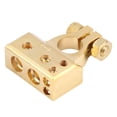 thumbnail image 1 of Par de Terminales de batería de automóvil ANGGREK con abrazadera de Conector negativo positivo color Oro para calibre 0 1 2 4 8 AWG, 1 of 7