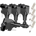 thumbnail image 2 of ECCPP UF491 4 ignition coils with 4 iridium Spark Plugs Chevy for GMC Pontiac for Saturn Malibu HHR Cobalt Equinox Terrain G6 2.4L 2.2L 2.0L C1552 UF491 12638824, 2 of 6