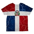 thumbnail image 2 of Distressed Dominican Republic Flag All Over Toddler T Shirt Multi 6T, 2 of 2