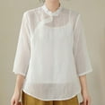 thumbnail image 1 of Liquidation d'Économies! BEFOKA T-Shirt pour Femmes Grande Taille, Blouse d'Été Décontractée pour Femmes, pour Femmes T-Shirt d'Été Décontracté à Manches Courtes et Col Rond Ample, 1 of 4