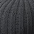 thumbnail image 3 of LR Home Medium Solid Transitional Indoor Round Pouf, Gray, 20" x 20" x 16", 3 of 7