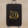 thumbnail image 1 of luggage cover Suitcase Dust Luggage Protective Cover for 18-32 Inch Wreath Letter Pattern series Trolley Case Elastic Dust Cover 8wreath O M, 1 of 6