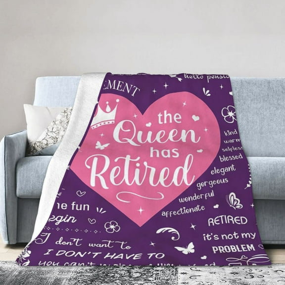 Retirement Gifts for Women, Best Retirement Gifts Blanket, Retired Gifts for Women, Unique Retirement Gift Ideas, Cool Retirement Gifts, Classy Retirement Gifts for Female 50x40