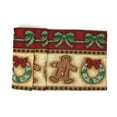 thumbnail image 7 of DaDa Bedding Gingerbread Snowman Holiday Woven Tapestry Dining Table Runner (12917), 7 of 7