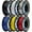Black & White & Transparent & Blue & Yellow & Red, variant on Official Creality 4-Pack PETG 3D Printer Filament Non-Toxic Excellent Toughness High Precision, Dimensional Accuracy±0.02 mm Premium 3D Printing Filament-White