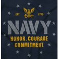 thumbnail image 2 of US Navy Anchor Logo Honor Courage Toddler Boy Girl T Shirt Infant Toddler Brisco Brands 3T, 2 of 6