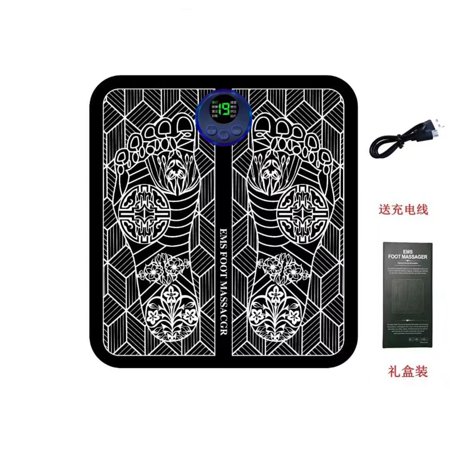 Relaxing EMS Foot Massage Mat - Relieve Tension, Improve Circulation, and Enhance Overall Health - Safe and Convenient for Women and Men