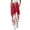 Red, variant on Women's Casual Fashion Christmas Print Sweatpants with Drawstring Waistband and Cuffed Legs, Comfortable Long Pants for Sports and Home Wear, Elastic Waist for Easy Fit,Watermelon Red,XL