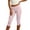03# Pink, variant on UKHCCC Women's High Waisted Slim Fit Flared Capri Pants Cuffed Flare Casual Cotton Stretchy Summer Office Travel Cropped S-L