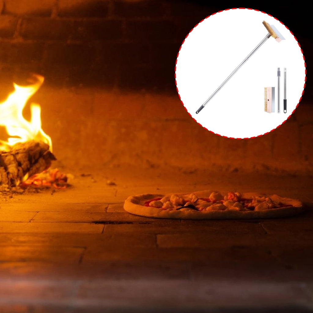 Yokua Reliable Metal Scraper Pizza Oven Brush For Pizza Oven Care Grill Scraper