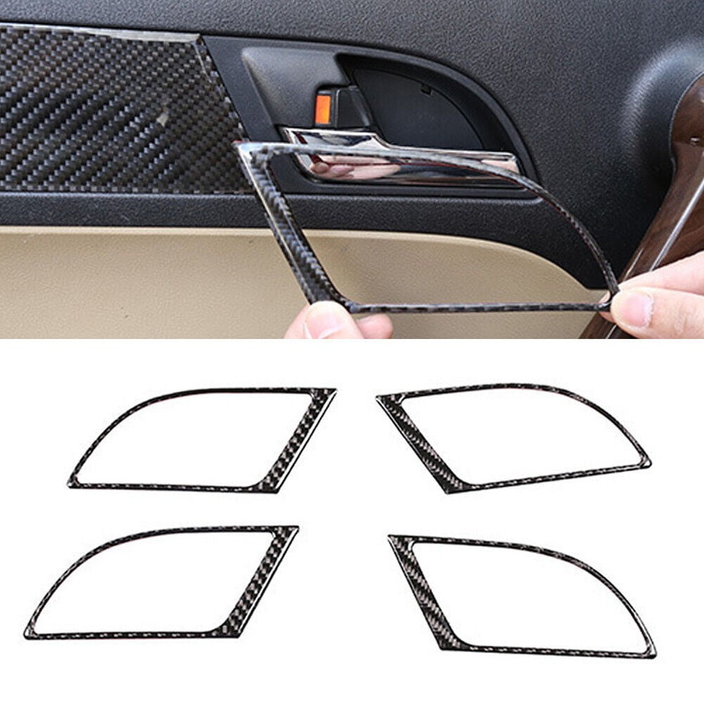 Ana 16Pcs Carbon Fiber Interior Full Set Kit Cover Trim For Honda For CR-V 2007-2011-Sticker Car Interior Accessories Car Supplies