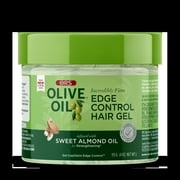 ORS Olive Oil Edge Control Hair Gel with Sweet Almond Oil, Incredibly Firm, 4oz