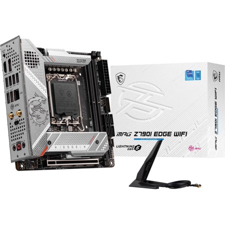 UPC: 0824142301456 | MSI MPG Z790I EDGE WIFI LGA 1700 Intel Z790 SATA 6Gb/s DDR5 Mini ITX Motherboard