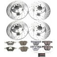 thumbnail image 3 of PowerStop Front and Rear Z26 Street Warrior Carbon-Fiber Ceramic Brake Pad and Drilled and Slotted Rotor Kit Fits: BMW Select Models K2056-26, 3 of 9