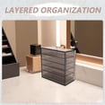 thumbnail image 4 of RUNROTOO Organizador Para Extensiones De Pestañas En Acrílico Negro Con 5 Capas Para Técnicos Y Salones, 4 of 7
