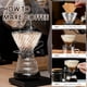 thumbnail image 4 of Pour Over Coffee Dripper Filtro de Café para 1-4 Tazas Cafetera Reutilizable Cono de Café de Vidrio Resistente Al, 4 of 5