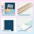 thumbnail image 6 of Blue Sky Livewell 2026 Daily and Monthly Planner Calendar, January 2026 - December 2026, 7" x 9", Flexible Laminated Cover, Heavy Duty Binding, Colorful Premium Paper, Storage Pocket, Stickers, Navy, 6 of 8