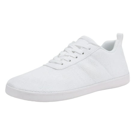 

Zshosam Men s Fashion Sneaker Classic Leather Casual Shoes Slip On Business Walking Shoes(White 43)