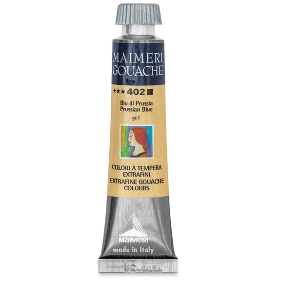 Maimeri Artist Gouache - Prussian Blue, 20 ml  tube
