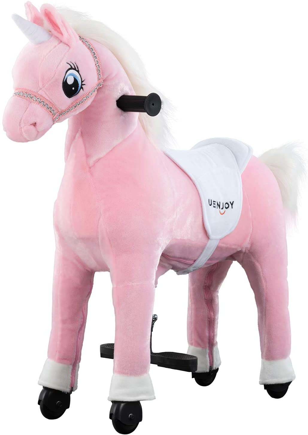 Uenjoy Kids Riding Horse Unicorn for Kids Plush Ride ons