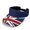 Artsy Union Jack, variant on Lightweight Open Top Visors for Beach Tennis, Polyester Fabric Adjustable Sun Visor Cap, Turtle