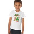 thumbnail image 2 of Spongebob Squarepants Merry Christmas Tree Decorating Kids T Shirt for Youth Toddler Boys and Girls, 2 of 4