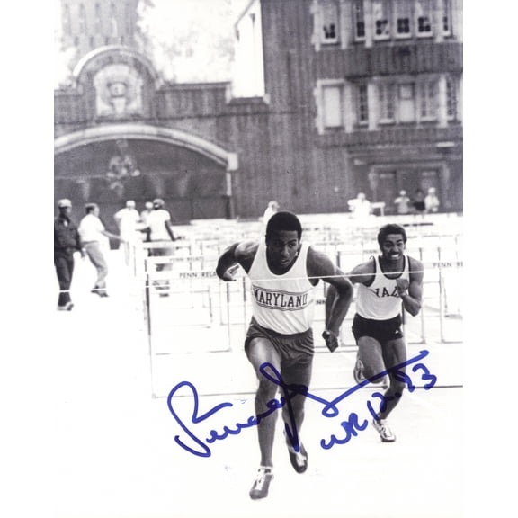 Renaldo Nehemiah Autographed 8x10 Photo Track & Field SKU #247195
