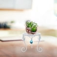thumbnail image 4 of CRAFTHROU Metal Flower Stand Globe Holder Stand Iron Stable Support 1Set for Garden Decor, 4 of 8